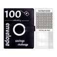 thumbnail image 2 of YAOMOBB Reusable Laminated Sheet Tracker Laminated Water Resistant 100 Envelopes Money Saving Challenge Binder with Cash Envelope Binder, 2 of 5