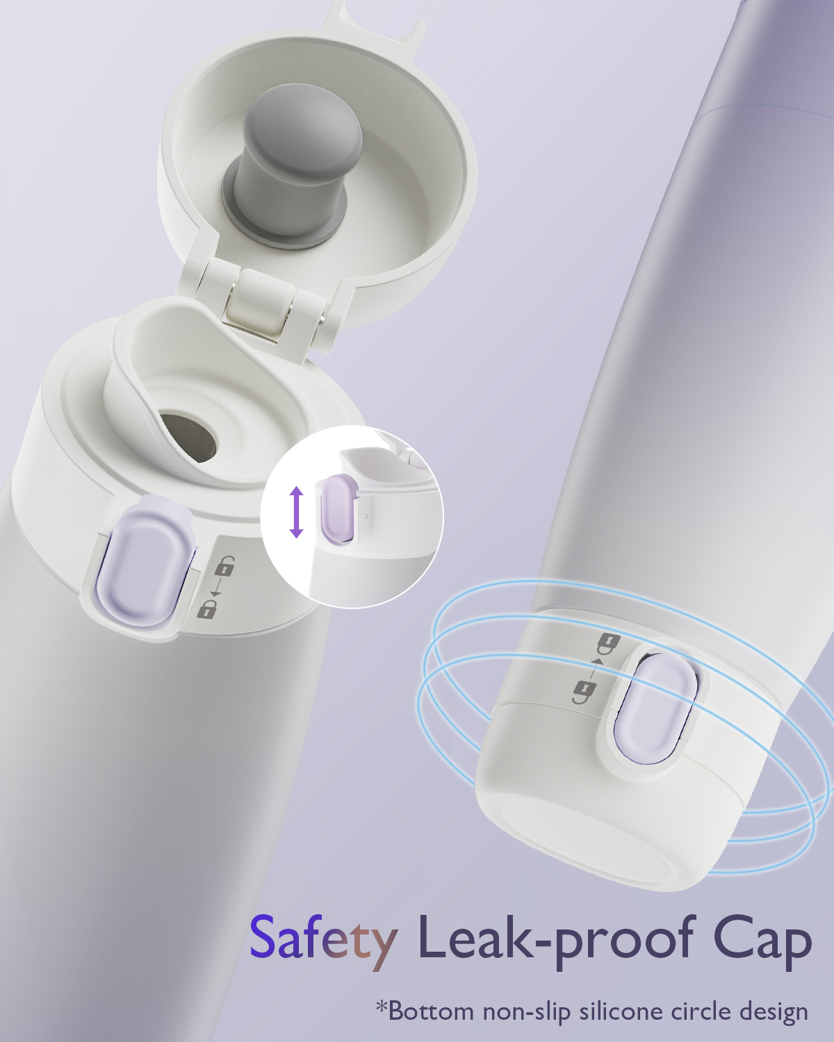 Portable Bottle Warmer for Travel essentials–Smart Touch LED Dual Heating Modes for Breast Milk Water, Portable Milk Warmer with Fast Heating Long Battery Life,12oz to Meet Your All-Day Needs