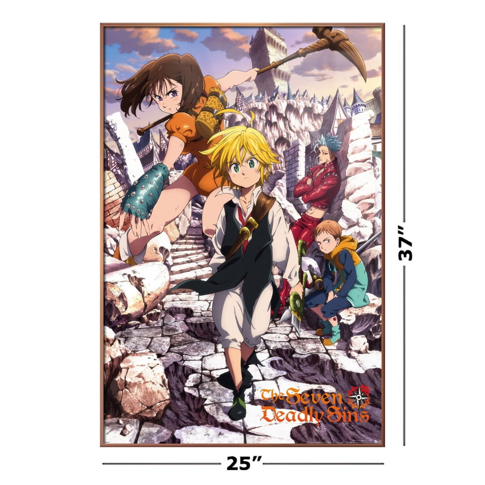 The Seven Deadly Sins Anime Poster and Prints Unframed Wall Decor 12x18