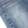 thumbnail image 7 of KIDSCOOL Girls Wide Leg Denim Pants 5-13T Ripped Heart Embroidered Jeans ,Light Blue,11-12 Years, 7 of 7