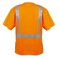 thumbnail image 2 of Cordova V450-3XL Cor-Brite Type R, Class II, Orange Birdseye Mesh T-Shirt, Short Sleeves, Chest Pocket, 2-Inch Silver Reflective Tape, 3X-Large, 2 of 2