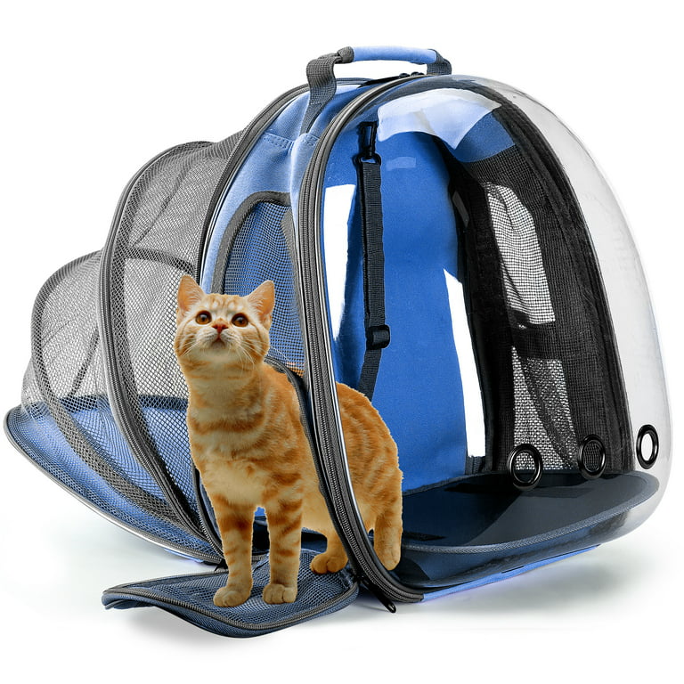Cat Backpack Carrier, Breathable Cat Carrier Foldable Bubble