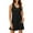 1# Black, variant on SWQZVT Rompers for Women Summer Casual Jumpsuits Button Down Sleeveless Shorts Overalls Loose Onesie with Pockets