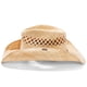 thumbnail image 3 of Sombrero Stetson Madrid de rafia natural estilo cowboy talla M, 3 of 5
