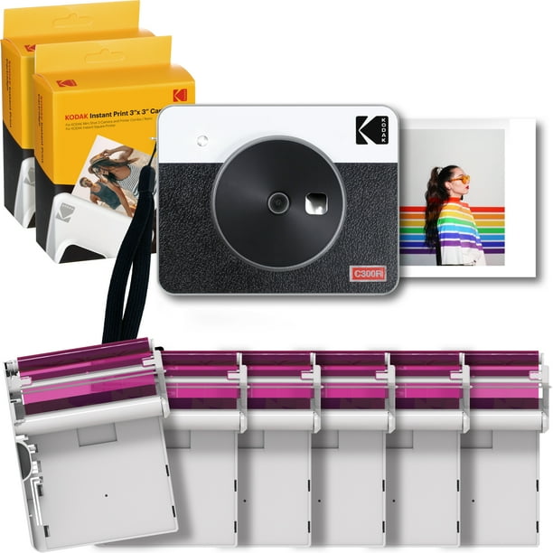 Kodak Mini Shot 3 Retro 2in1 Portable Instant Camera & Photo Printer