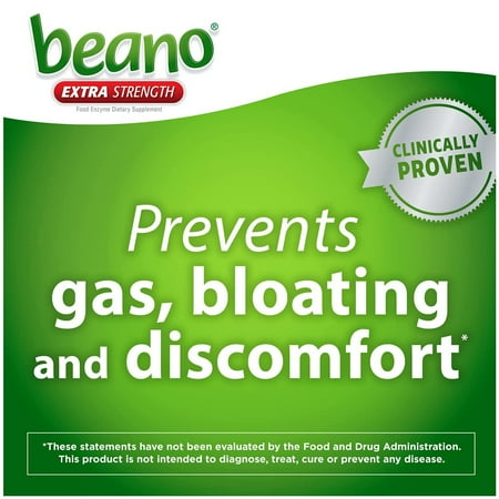 Beano Digestive Enzyme, Gas Prevention & Digestive Enzyme Supplement, 30 Count