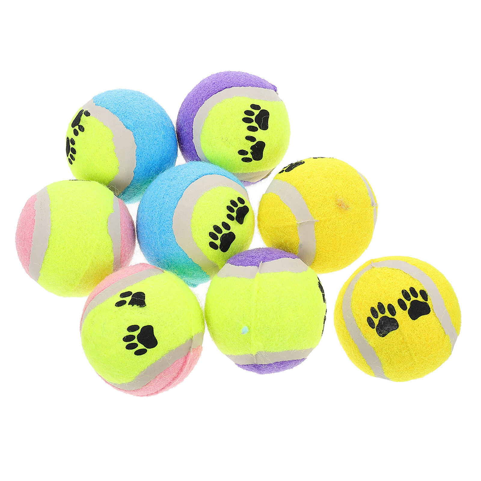 8Pcs Dog Throwing Balls Dog Interactive Toy Multiuse Puppy Toy Dog
