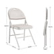 thumbnail image 5 of Juego de 6 Sillas Plegables Tapizadas - Sillones con Asiento Acolchado y Base Metálica Resistente, Patas Antideslizantes, para Interior y Exterior, Sala, Comedor, Jardín o Eventos, 5 of 16