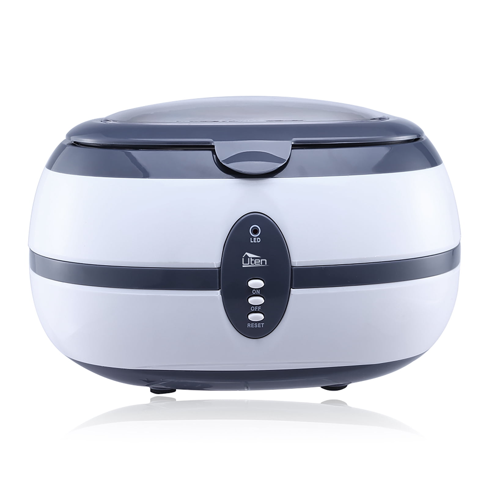 Uten Ultrasonic Cleaner Machine with Digital Timer, 600ml Stainless Steel Tank for Jewelry, Eyeglasses, Watches, Deep Clean Dentures, Rings, Tools