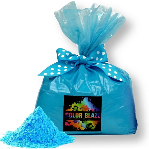Color Powder Blue - 5 Pounds - Perfect for Colorful Fun Runs, Youth Group Color Games, Color Wars, Holi Festivals and More!