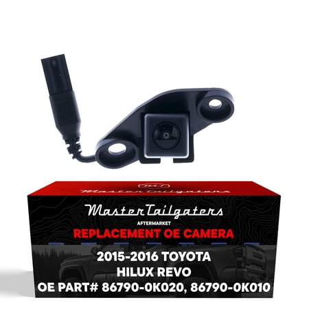 Master Tailgaters Replacement for Toyota Hilux Revo (2015-2016) Backup Camera OE Part # 86790-0K020 86790-0K010