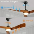 thumbnail image 7 of CoSoTower 52 Inch Ceiling Fan Light With 6 Speed Remote Energy-Saving Dc Motor, 7 of 7