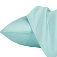 thumbnail image 5 of Ntbay 500 Thread Count Cotton Body Pillowcase (No Body Pillow) with Envelope Closure, Soft and Easy Care Body Pillows Cover, 20" x 54", Aqua Blue, 5 of 6