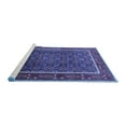 thumbnail image 2 of Ahgly Company Machine Washable Indoor Rectangle Oriental Blue Industrial Area Rugs, 4' x 6', 2 of 4