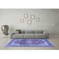 thumbnail image 3 of Ahgly Company Indoor Rectangle Medallion Blue Traditional Area Rugs, 8' x 12', 3 of 4