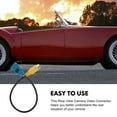thumbnail image 3 of Black Backup Camera Adapter Cable for Audio Conversion and Car Navigation with Durable PVC Material, 3 of 6