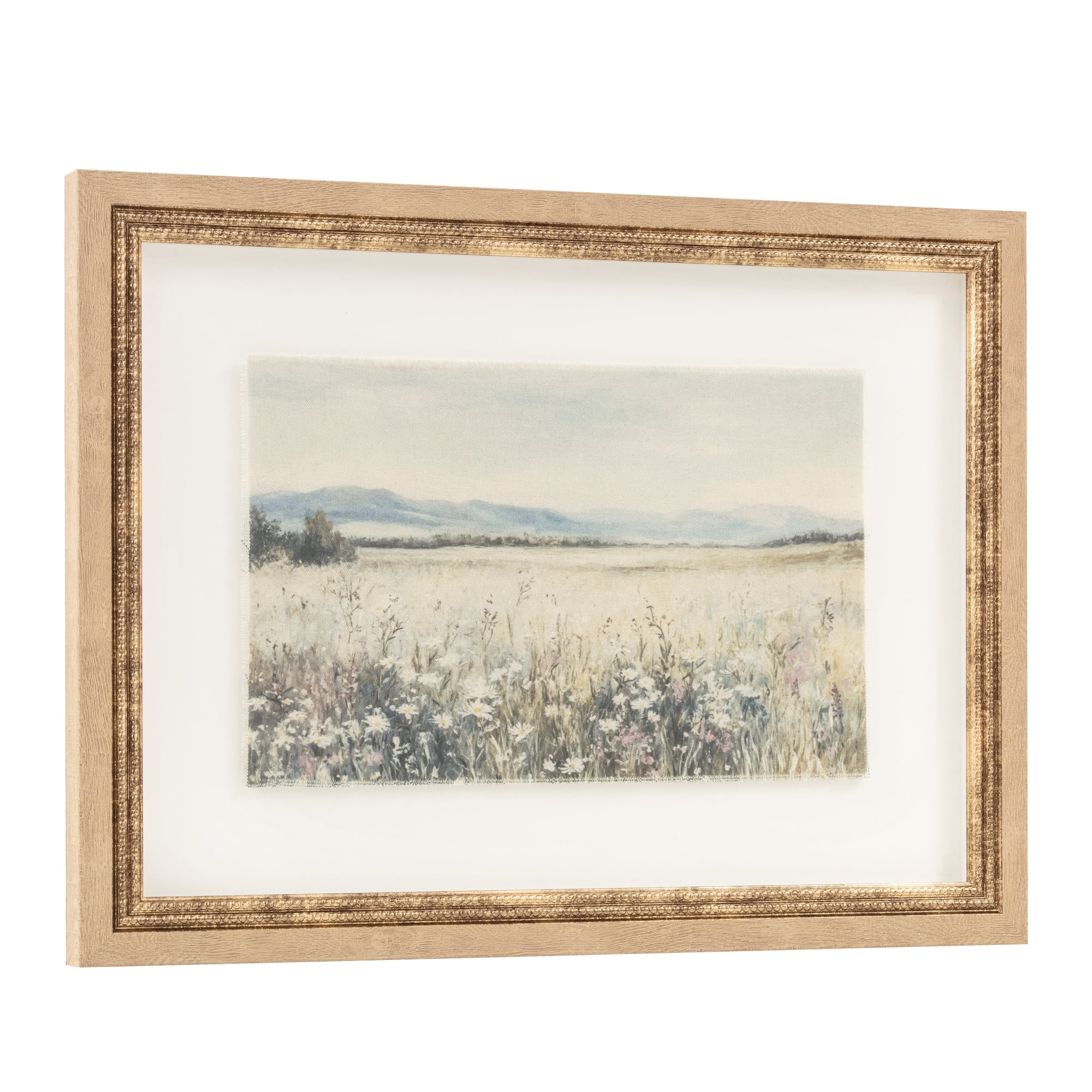 My Texas House Calming Wildflowers 24x18 Framed Wall Art