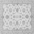 thumbnail image 1 of Ahgly Company Indoor Square Oriental Gray Traditional Area Rugs, 7' Square, 1 of 4
