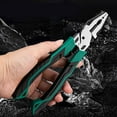 thumbnail image 3 of Multifunctional Electrician Pliers, Wire Stripper, Cutter, and Crimper Tool, High Carbon Steel Construction, Non-Slip Grip, for DIY Home Repairs, Electrical Work, and Professional Use, 3 of 9