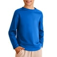 thumbnail image 2 of Siilsaa Boys Sweaters Kids Crewneck Long Sleeve Knit Pullover Sweater Blue,5-6 Years, 2 of 4