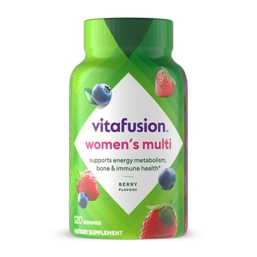 vitafusion Adult Gummy Vitamins for Women with 10% More Vitamins A, C, & E, 120 Count