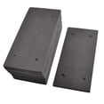 thumbnail image 1 of Unique Bargains 10 Pcs Rectangle Adhesive Foam Replacement Sander Back Pad Mat Gray, 1 of 1