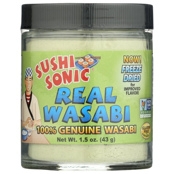 Sushi Sonic Freeze-Dried Real Wasabi, 1.5 oz.