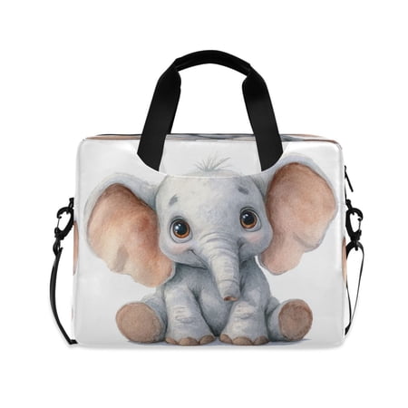 Laptop Bag Laptop Briefcase 15.7 x 3 x 11.8 Inches Laptop Bag Briefcases Laptop Storage Travel Laptop Bag Work Laptop Bag Creative Elephant Collage