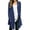 Navy, variant on Womens Lightweight Cardigans Solid Linen-cotton Long Sleeve Cardigans for Daily Commuting Wear