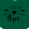 thumbnail image 4 of Inktastic I Love My Opa Heart and Arrows Boys or Girls Baby Bib, 4 of 4