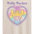 thumbnail image 3 of Polly Pocket - Polly Pocket Heart - Women's Oversized Graphic T-Shirt, 3 of 5
