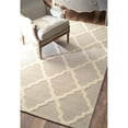 thumbnail image 3 of Nuloom 3'6 x 5'6 Tapis en Treillis Marrakech Accroché à la Main en Beige, 3 of 5