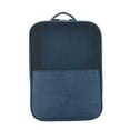 thumbnail image 4 of Organizador de zapatos, bolsa para zapatos, accesorios de viaje impermeables, bolsas de viaje para zapatos con cremallera doble, bolsas de almacenamie Azul oscuro Macarena Organizador de zapatos, 4 of 8