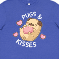 thumbnail image 4 of Inktastic Valentines Day Pugs and Kisses with Pink Hearts Youth T-Shirt, 4 of 5
