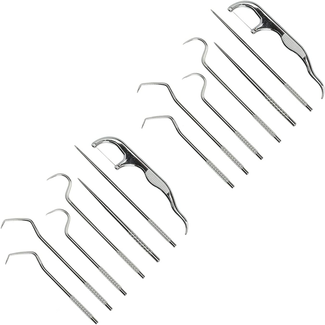 Teeth Pick with Holder Portable Reusable Pocket Toothpicks with