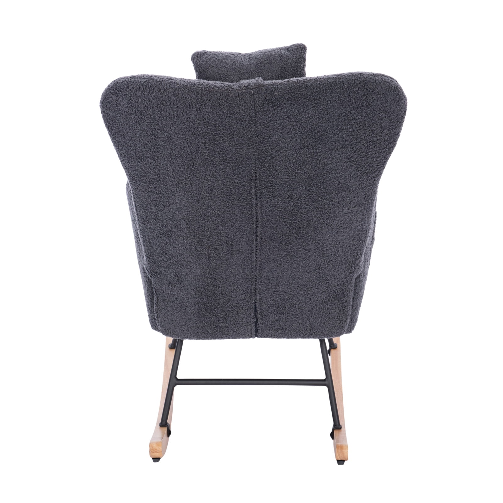 Teddy Upholstered Nursery Rocking Chair for Living Room Bedroom
