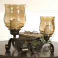 thumbnail image 1 of Uttermost Joselyn Antique Bronze Metal Candleholders (Set of 2), 1 of 2