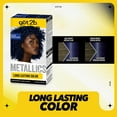 thumbnail image 3 of got2b Metallics Permanent Hair Dye, M67 Blue Mercury, Hair Color for Women & Men, 1 Kit, 3 of 11