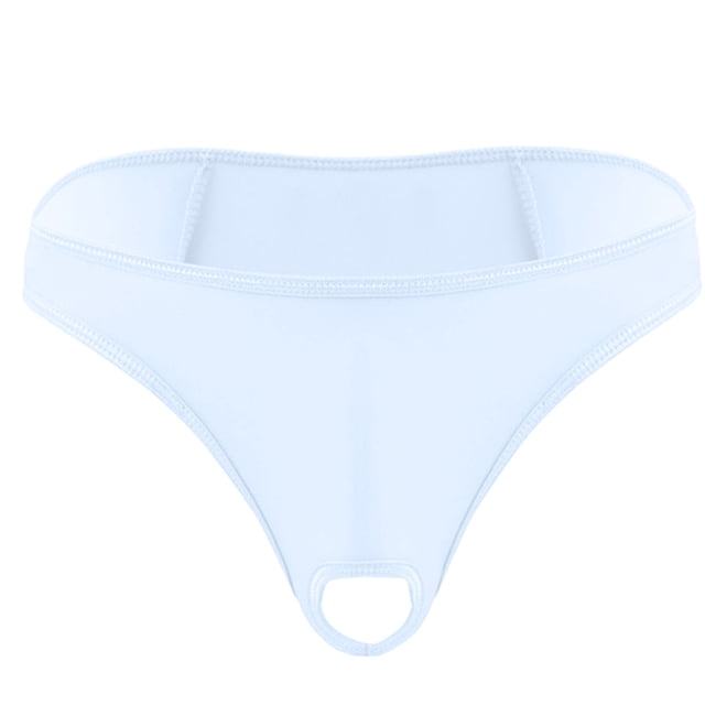 Intimates Mens Lingerie Micro Thong Bikini Front Hole Underwear G-string Underpants One Size