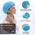 thumbnail image 5 of Disposable Mob Cap 21 Inches. Pack of 1000 Polypropylene Blue Bouffant Caps Medical. Bouffant Hair Nets Food Service, Beauty and Tattoo Salons, 5 of 9