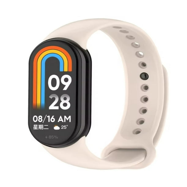 Correa de Silicona para Xiaomi Mi Band 8, Premium, Deportiva, Resistente al Agua
