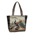 thumbnail image 4 of Bolso de hombro de lona para mujer Bolso de viaje de moda para mujer Bolso de viaje con cremallera informal jinwen  Monedero de hombro, 4 of 8