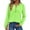 12# Green, variant on Women's Long Sleeve Shirts 2025 Fall Henley Business Casual Tops Cute T-Shirts Work Blouses Outfits Vacation Clothes 3XL Polyester