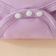 thumbnail image 5 of CAUYDY 3 6 9 12 18 Months Baby Girls Cow Outfit Toddler Girl Long Sleeve Romper Pants Headband 3PCS Cute Clothing Set Fall Winter Purple Sizes 6-9 Months, 5 of 9