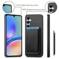 thumbnail image 3 of Allytech 2 in 1 Detachable Wallet Case for Samsung Galaxy A15, [Thin & Light] [Compatible with MagSafe] Luxury PU Leather Card Holder Soft Bumper Shockproof Anti-Scratch Magnetic Case, Black, 3 of 11