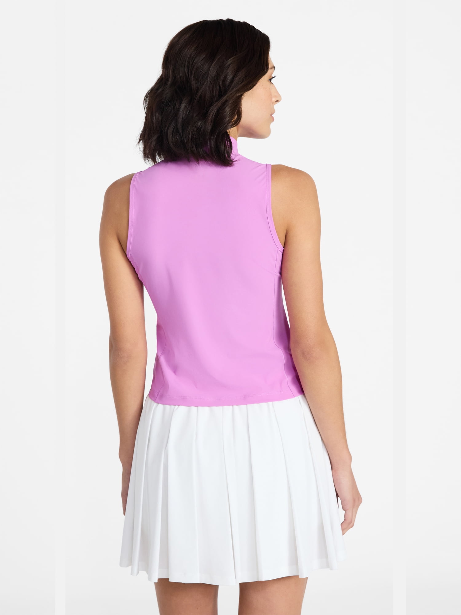Avia Women's Tricot Half Zip Tank Top, Sizes XS-XXXL