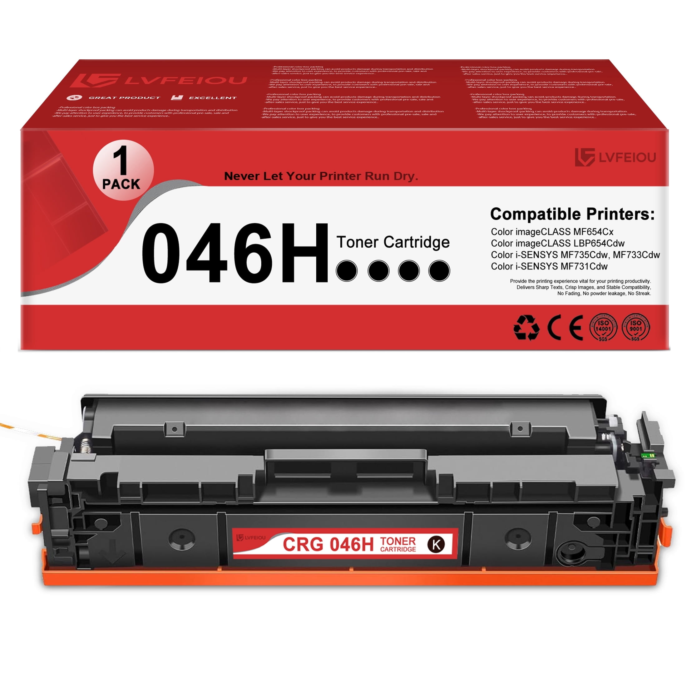 プリンター・複合機 canon cartridge 046H MICOTONER Canon 046H Toner Cartridge for ImageCLASS MF733Cdw