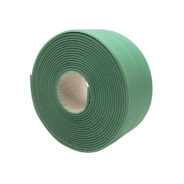 Toystoory 2 uds cinta adhesiva de PVC duradero 1 rollo cocina baño pared sellado cinta Gadgets impermeable a prueba de moho 3,2 m x 3,8 cm/2,2 CM Juegos de accesorios de baño verde Toystoory HA7412-04B