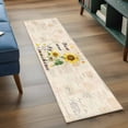 thumbnail image 3 of Kitchen Runner 2 x 6 Ft, Sunflower Non-Slip Residential Carpet, Vintage Botanical Indoor Crawling Mats Runner Rugs for Living Room/Dining Room/Bedroom, 3 of 8