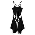 thumbnail image 2 of Fulcrum Black Background Dress Elegant Party Dresses Evening Dresses Women Dress Long Dresses Sleeveless Dress Ladies Dresses, 2 of 4